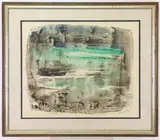 Untitled by Étienne Ret, Watercolor, sold Feb 2023