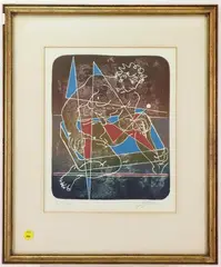 Untitled by Hans Erni, Lithograph, sold Feb 2023