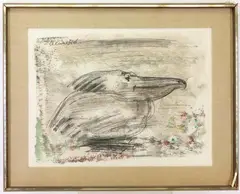 Untitled by Étienne Ret, Watercolor, sold Feb 2023