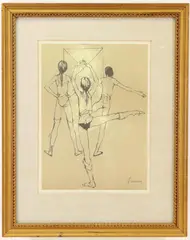 Untitled by Jean Jansem, Lithograph, sold Feb 2023