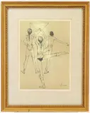 Untitled by Jean Jansem, Lithograph, sold Feb 2023