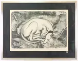Untitled by Hans Erni, Lithograph, sold Feb 2023
