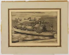 Untitled by Moshe Gat, Lithograph, sold Feb 2023