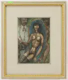 Untitled by Édouard Goerg, Etching, sold Feb 2023