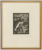 Le Chat et Le Fleurs by Edouard Manet, Etching and aquatint, sold Feb 2023