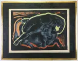 Europa and the Bull by Hans Erni, Lithograph, sold Feb 2023