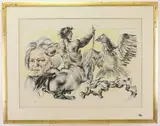 Le Sagittaire by Hans Erni, Lithograph, sold Feb 2023