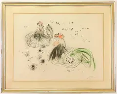 Untitled by Hans Erni, Lithograph, sold Feb 2023