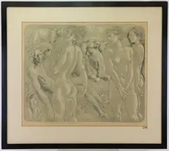 Untitled by Hans Erni, Lithograph, sold Feb 2023