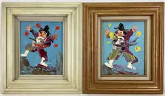 Untitled by Morris Katz, Oil on boards (2), sold Mar 2023