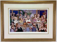 The Captains Table by Charles Bragg, Lithograph, sold Mar 2023