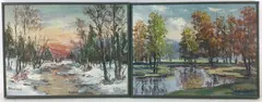 Untitled by Cesare A. Ricciardi, Oil on canvas board, sold Mar 2023