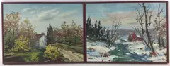 Untitled by Cesare A. Ricciardi, Oil on canvas board, sold Mar 2023