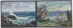 Untitled by Cesare A. Ricciardi, Oil on canvas board, sold Mar 2023