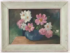 Untitled by George Jensen, Oil on board, sold Mar 2023