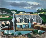 Bridge In Connemara by Frederick Childs, Oil on canvas, sold Mar 2023