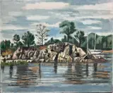 Untitled by Frederick Childs, Oil on canvas, sold Mar 2023