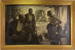 Untitled by Lester Ralph, Oil on canvas, sold Mar 2023