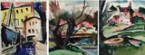 Untitled by Mary Bean Rogers, Watercolors (3), sold Mar 2023