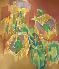 Untitled by Richard Rogers, Oil on canvas, sold Mar 2023