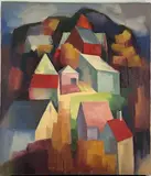 Untitled by Richard Rogers, Oil on canvas, sold Mar 2023