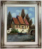 Untitled by Guido Borelli, Oil on canvas, sold Mar 2023