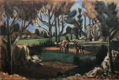 Untitled by Frederick Childs, Oil on canvas, sold Mar 2023