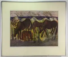 Untitled by Ann Zahn, Lithograph, sold Mar 2023
