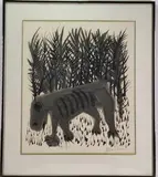 For the Sake of the Tiger by Ben Shahn, Lithograph, sold Mar 2023