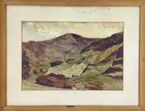 Hawaiian Landscape by John Havard Macpherson, Watercolor, sold Mar 2023