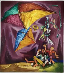 Untitled by Richard Rogers, Oil on canvas, sold Apr 2023
