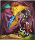 Untitled by Richard Rogers, Oil on canvas, sold Apr 2023