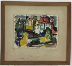 Untitled by Mary Bean Rogers, Watercolor, sold Apr 2023