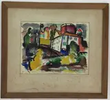 Untitled by Mary Bean Rogers, Watercolor, sold Apr 2023