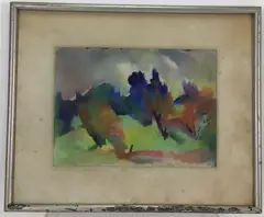 Untitled by Mary Bean Rogers, Watercolor, sold Apr 2023