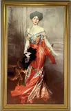 Portrait of Elizabeth Wharton Drexel by Giovanni Boldini, Giclee on canvas of Giovanni Boldini's "Portrait of Elizabeth Wharton Drexel", sold Apr 2023