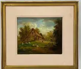 Untitled by Denis Canut, Oil on canvas, sold May 2023