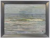 Waves II by Joseph Sacks, Oil on canvas board, sold May 2023