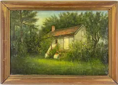 Untitled by Robert Fulton Ludlow, Oil on canvas, sold May 2023
