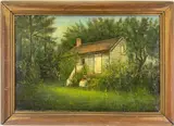 Untitled by Robert Fulton Ludlow, Oil on canvas, sold May 2023