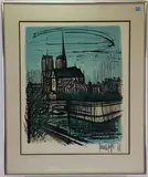 Notre Dame De Paris by Bernard Buffet, Lithograph, sold May 2023