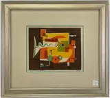 Untitled by Abraham P. Hankins, Lithograph, sold May 2023