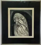 Jeremiah by Irving Amen, Etching, sold May 2023