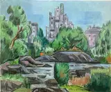Untitled by Frederick Childs, Oil on canvas SLR, sold May 2023
