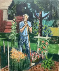 Untitled by Frederick Childs, Oil on canvas, sold May 2023