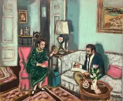 Actress & Playwright by Frederick Childs, Oil on canvas, sold May 2023