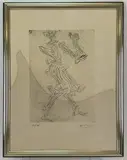 Untitled by Andreas Urteil, Etching, sold Jun 2023