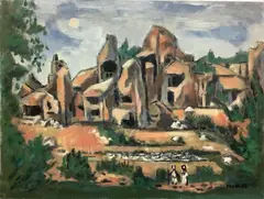 Goreme by Frederick Childs, Oil on canvas, sold Jun 2023