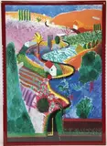 Nichols Cyn Rd by David Hockney, Lithograph titled "Nichols Cyn Rd", sold Jun 2023
