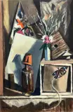 Little Trompe L'oeil That Never Fooled Anyone by Frederick Childs, Oil on canvas, sold Jun 2023